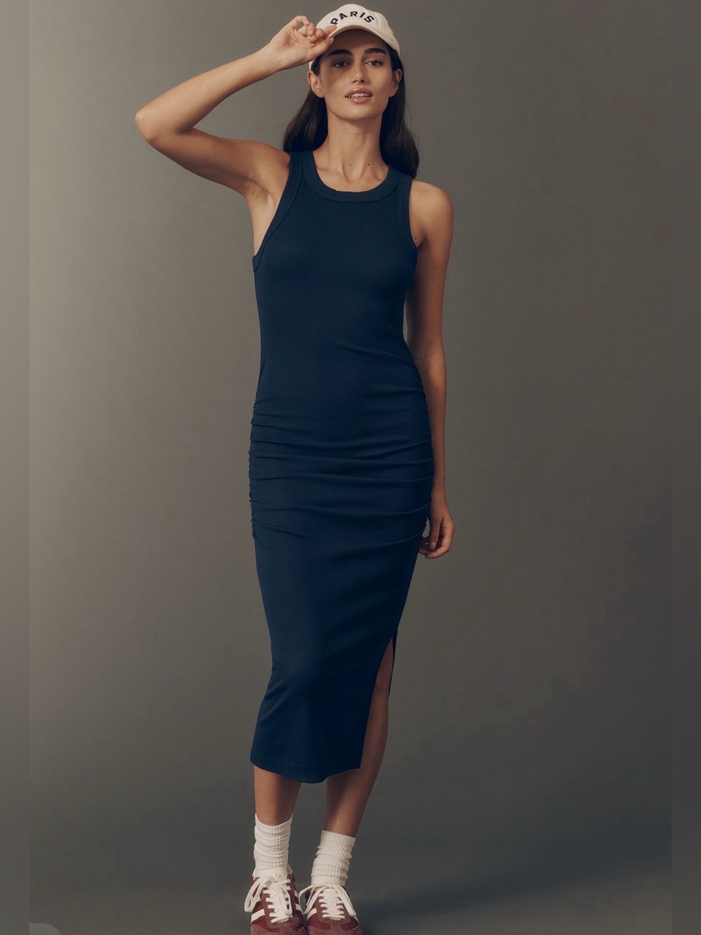 Michael Stars ‘Wren midi dress in color everglades’
